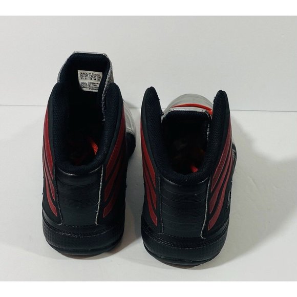 Adidas Next Level Speed 2 K Mid-Cut Basketball Shoes Boys Size 5.5 Silver Red - Picture 3 of 11